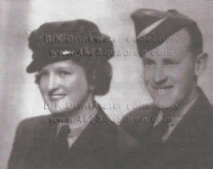 Bruce Drinkwater & wife Dawn in August 1941